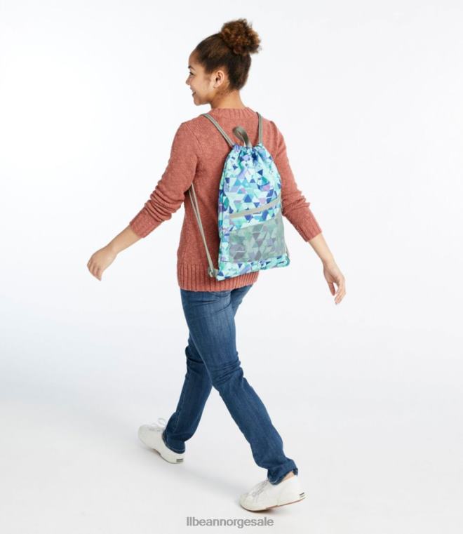 unisex cinch-pakke med snøring 24VDH4284 L.L.Bean tilbehør regnbueprikker