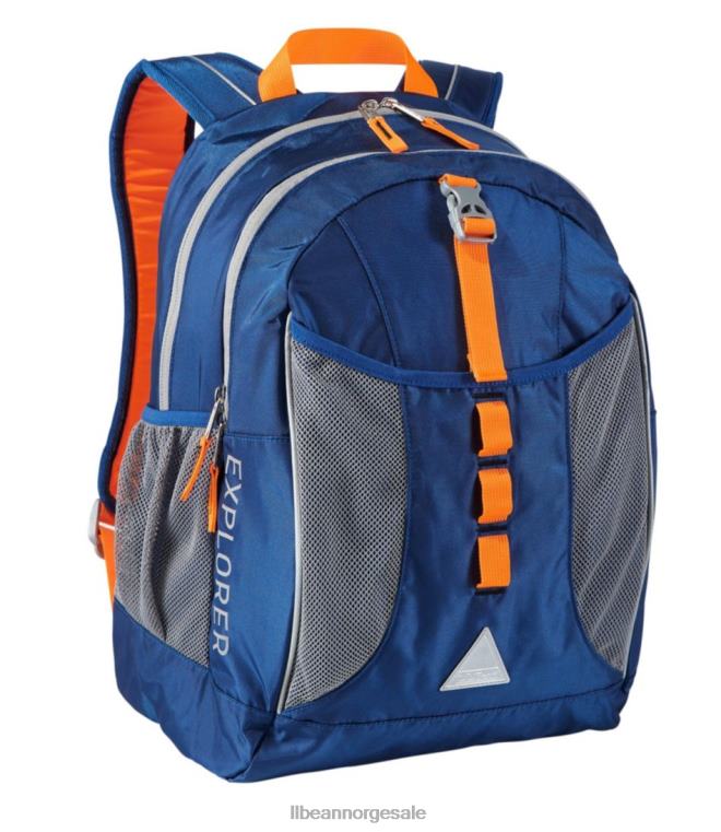 unisex explorer ryggsekk 24VDH5466 L.L.Bean tilbehør havblå/elektrisk oransje