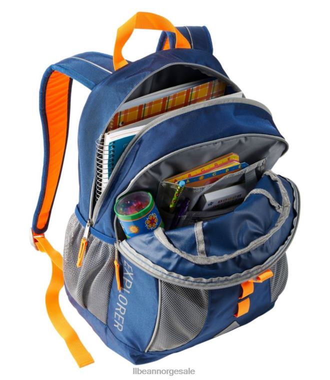 unisex explorer ryggsekk 24VDH5466 L.L.Bean tilbehør havblå/elektrisk oransje