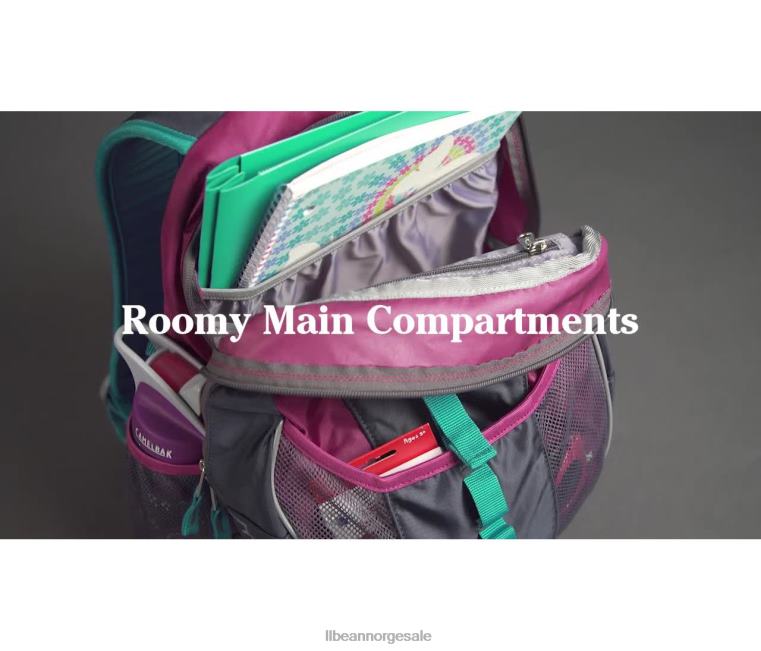 unisex explorer ryggsekk colorblock 24VDH2398 L.L.Bean tilbehør karbon marine/asfalt