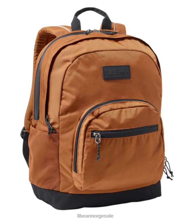 unisex fjell klassisk skoleryggsekk 24VDH2337 L.L.Bean tilbehør glasert ingefær/svart