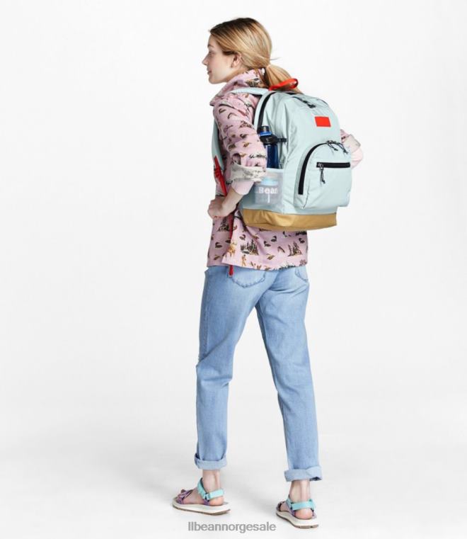 unisex fjell klassisk skoleryggsekk 24VDH6755 L.L.Bean tilbehør sitrondråpe/glasert ingefær