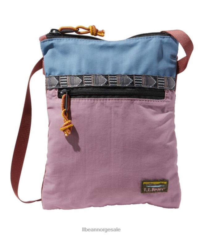 unisex fjell klassisk crossbody bag multi 24VDH4219 L.L.Bean tilbehør Bayside blå/iris lilla