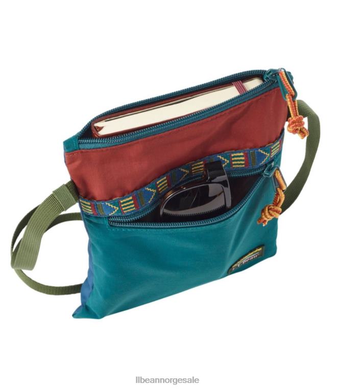 unisex fjell klassisk crossbody bag multi 24VDH4219 L.L.Bean tilbehør Bayside blå/iris lilla