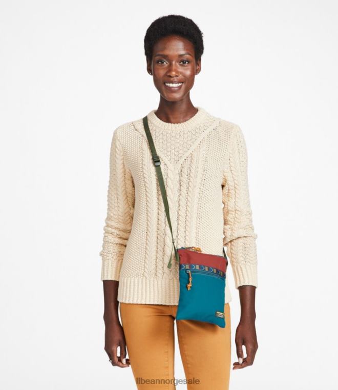 unisex fjell klassisk crossbody bag multi 24VDH4219 L.L.Bean tilbehør Bayside blå/iris lilla