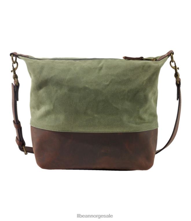 unisex vokset lerret crossbody 24VDH2348 L.L.Bean tilbehør klassisk marine