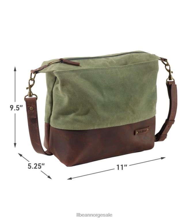 unisex vokset lerret crossbody 24VDH2348 L.L.Bean tilbehør klassisk marine