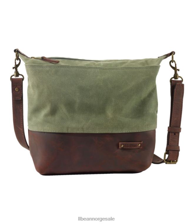 unisex vokset lerret crossbody 24VDH6221 L.L.Bean tilbehør timian