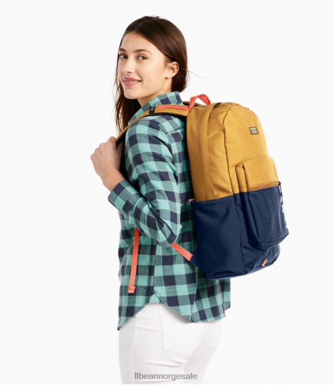 unisex fjell klassisk cordura-pakke 24VDH6227 L.L.Bean tilbehør klassisk marine/antikk gull