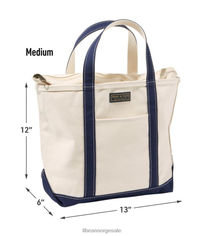 unisex båt og tote glidelås med lomme 24VDH5408 L.L.Bean tilbehør blå