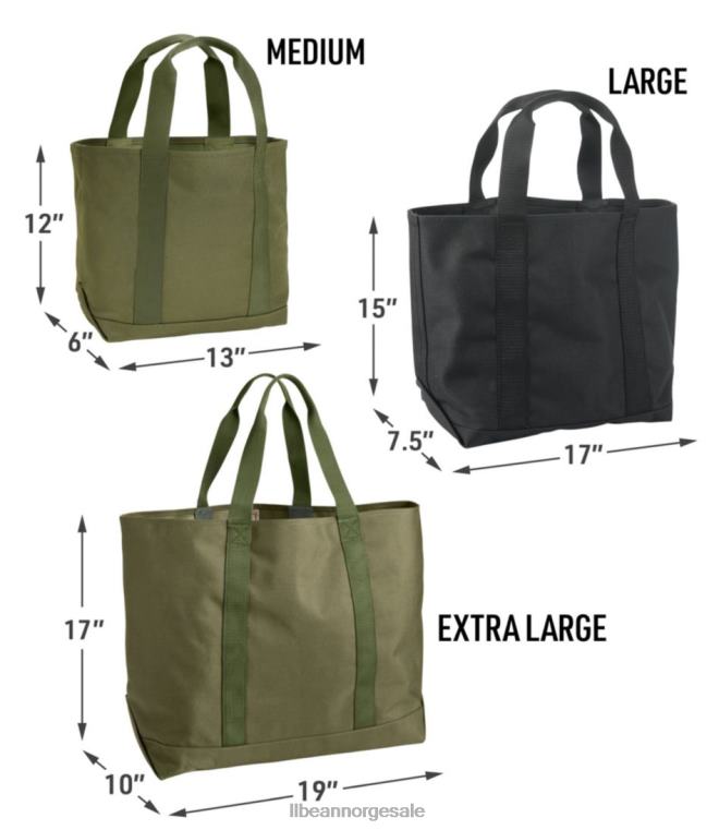 unisex hunter's tote bag open-top 24VDH6710 L.L.Bean tilbehør trist oliven