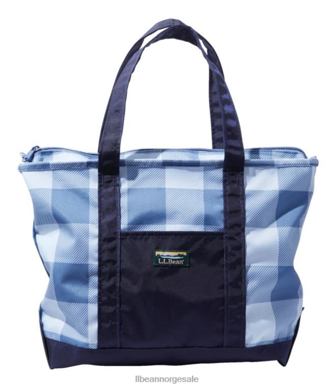 unisex hverdags lett tote rutete 24VDH2325 L.L.Bean tilbehør måneskinnsblå bøffel