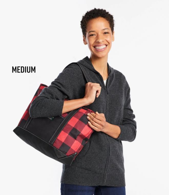 unisex hverdags lett tote rutete 24VDH2325 L.L.Bean tilbehør måneskinnsblå bøffel