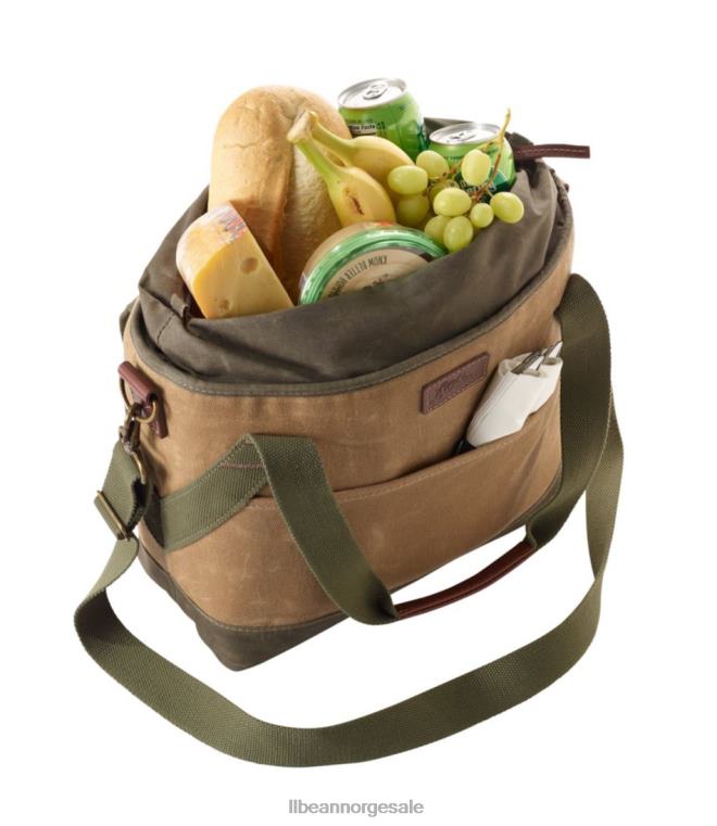 unisex isolert veske i vokset lerret 24VDH3912 L.L.Bean tilbehør marinen