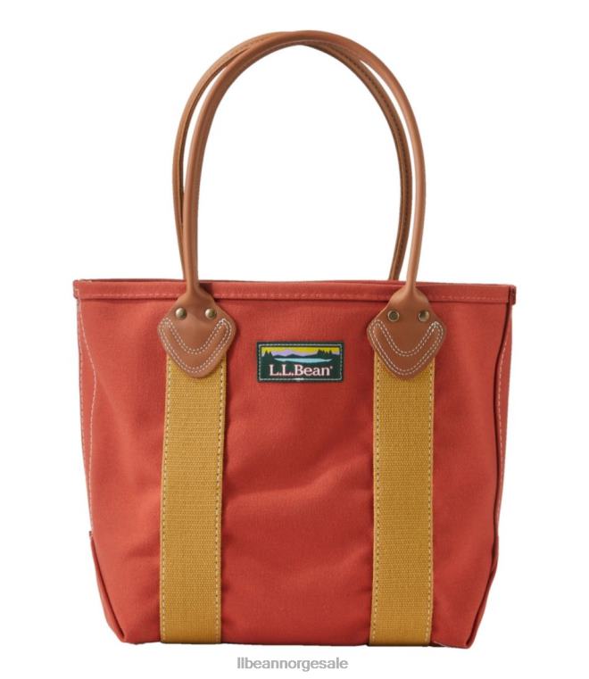 unisex katahdin båt og veske med skinnhåndtak 24VDH6224 L.L.Bean tilbehør rustoransje/antikk gull